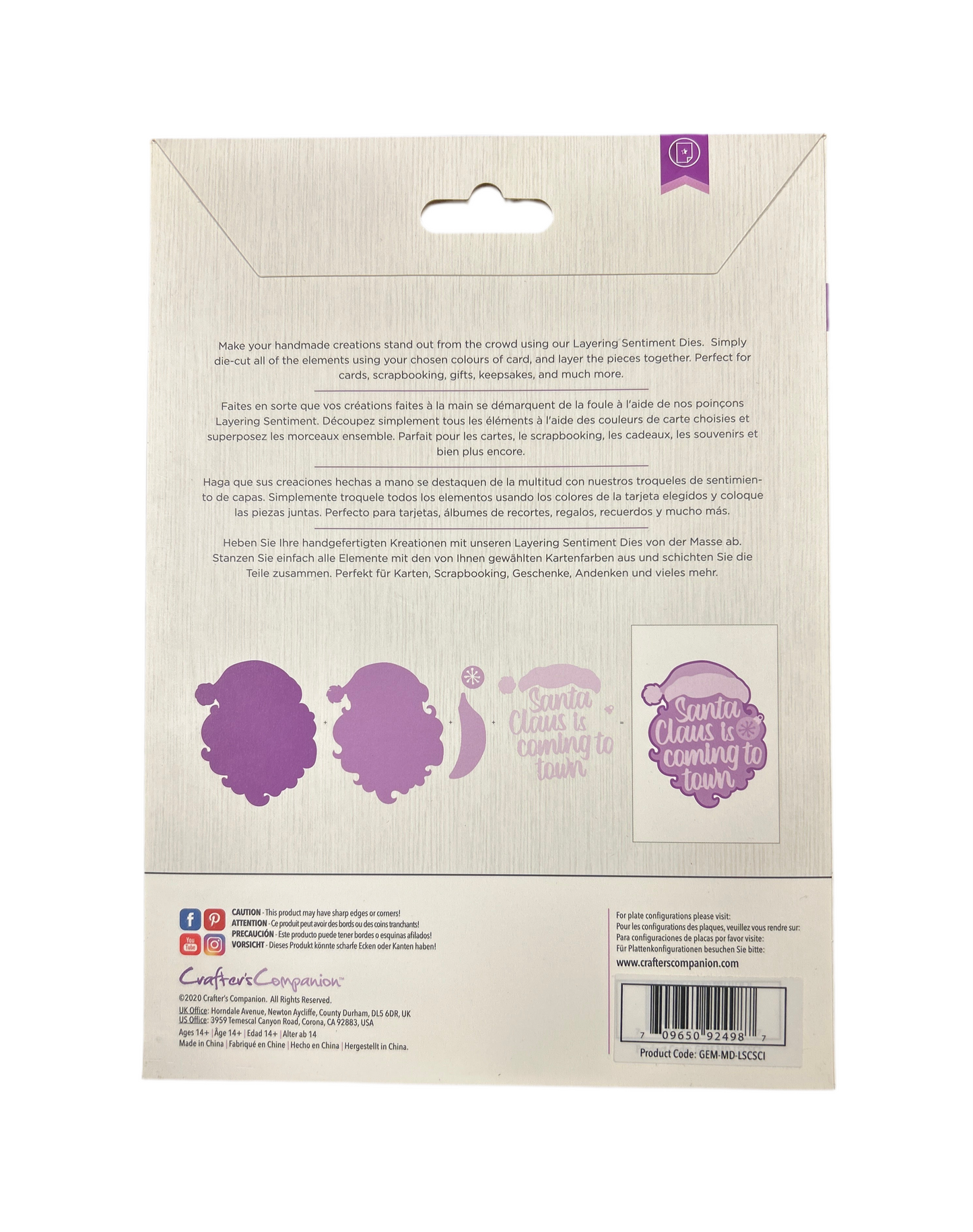 Back of a product packaging with text and graphics on a beige background