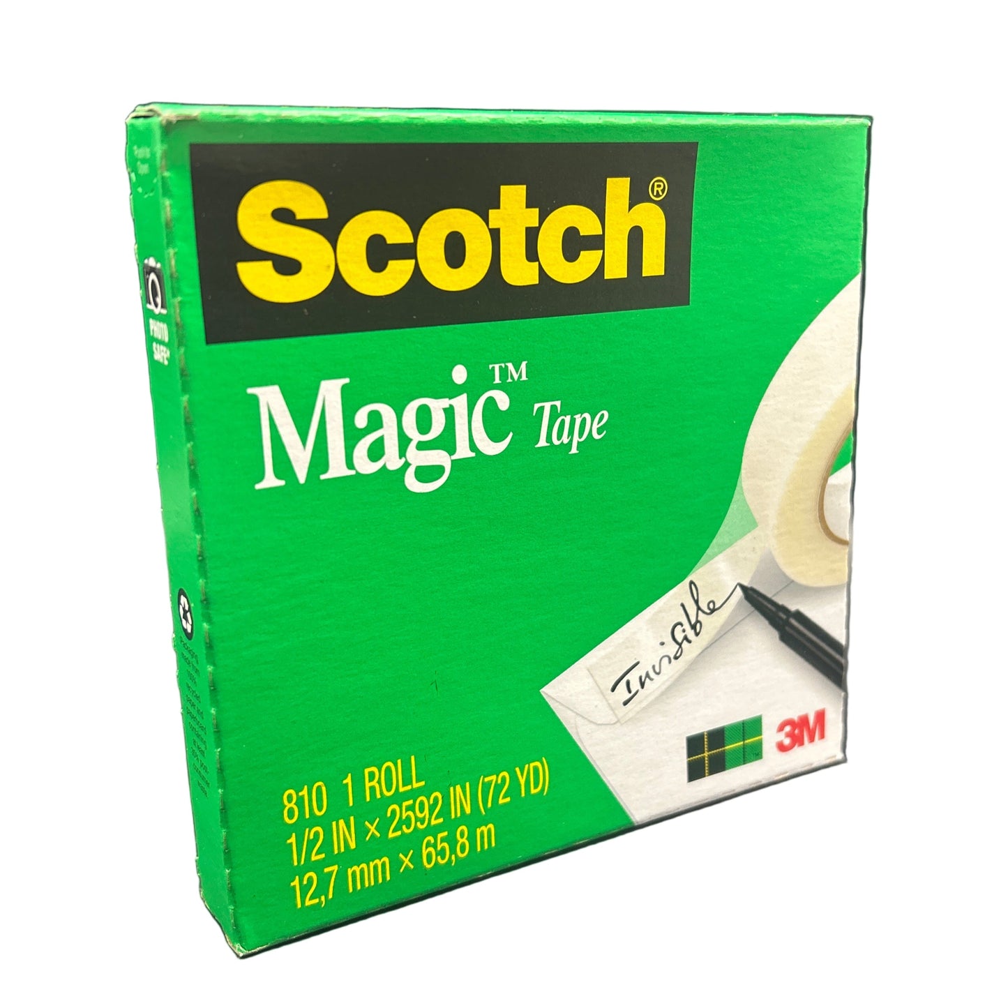 Scotch Magic Tape packaging on a white background