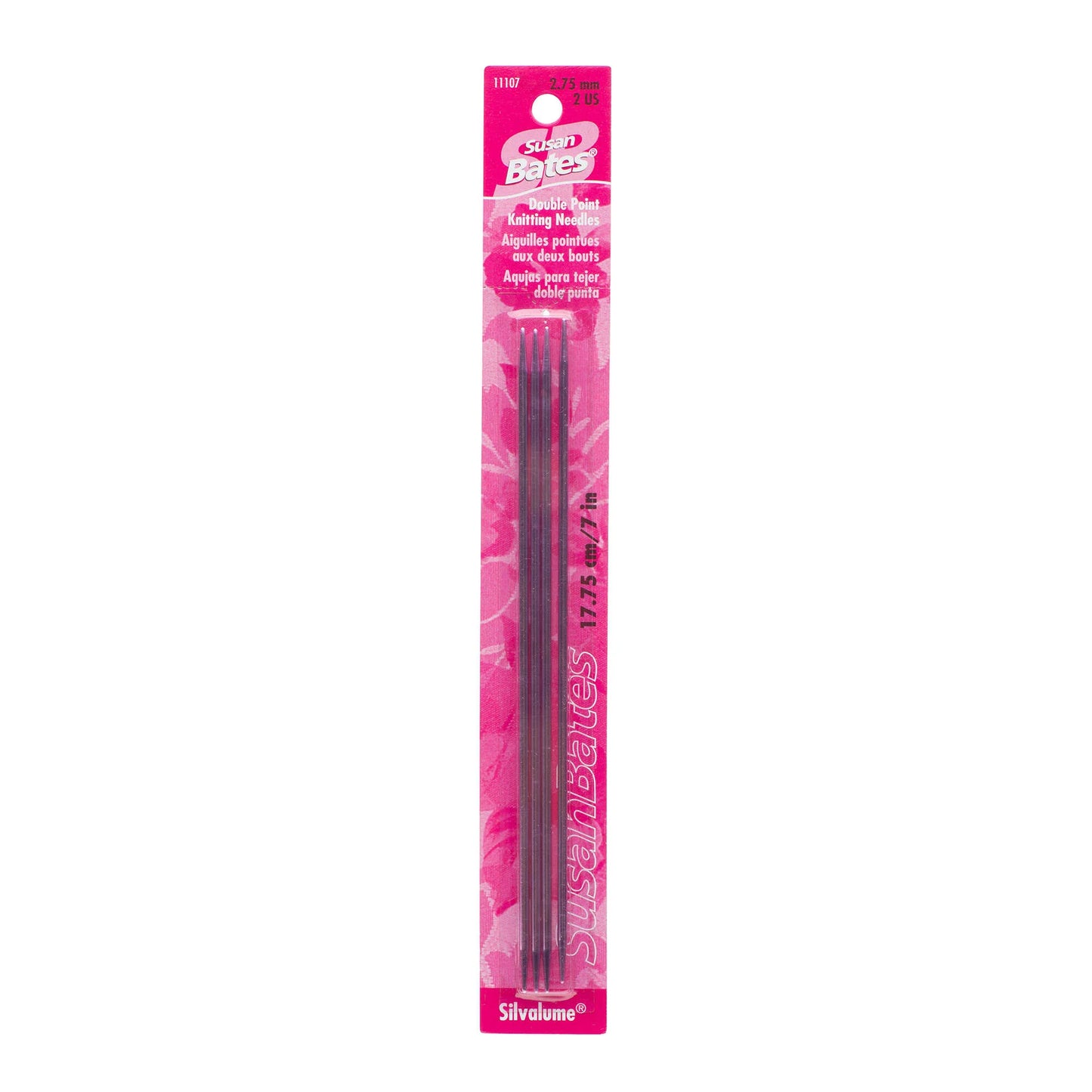 Susan Bates Silvalume 4 Pack Double Point Knitting Needles 2 US / 2.75 mm