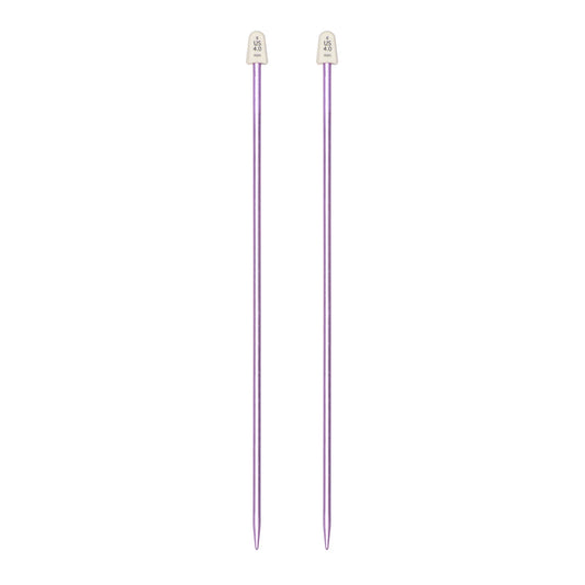 Susan Bates Silvalume 10" Single Point Knitting Needles US 6 / 4.0 mm