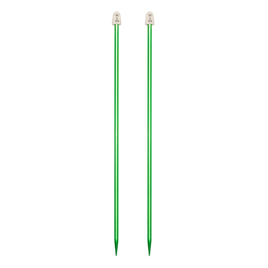 Susan Bates Silvalume 14" Single Point Knitting Needles - US 10.5 / 6.5 mm