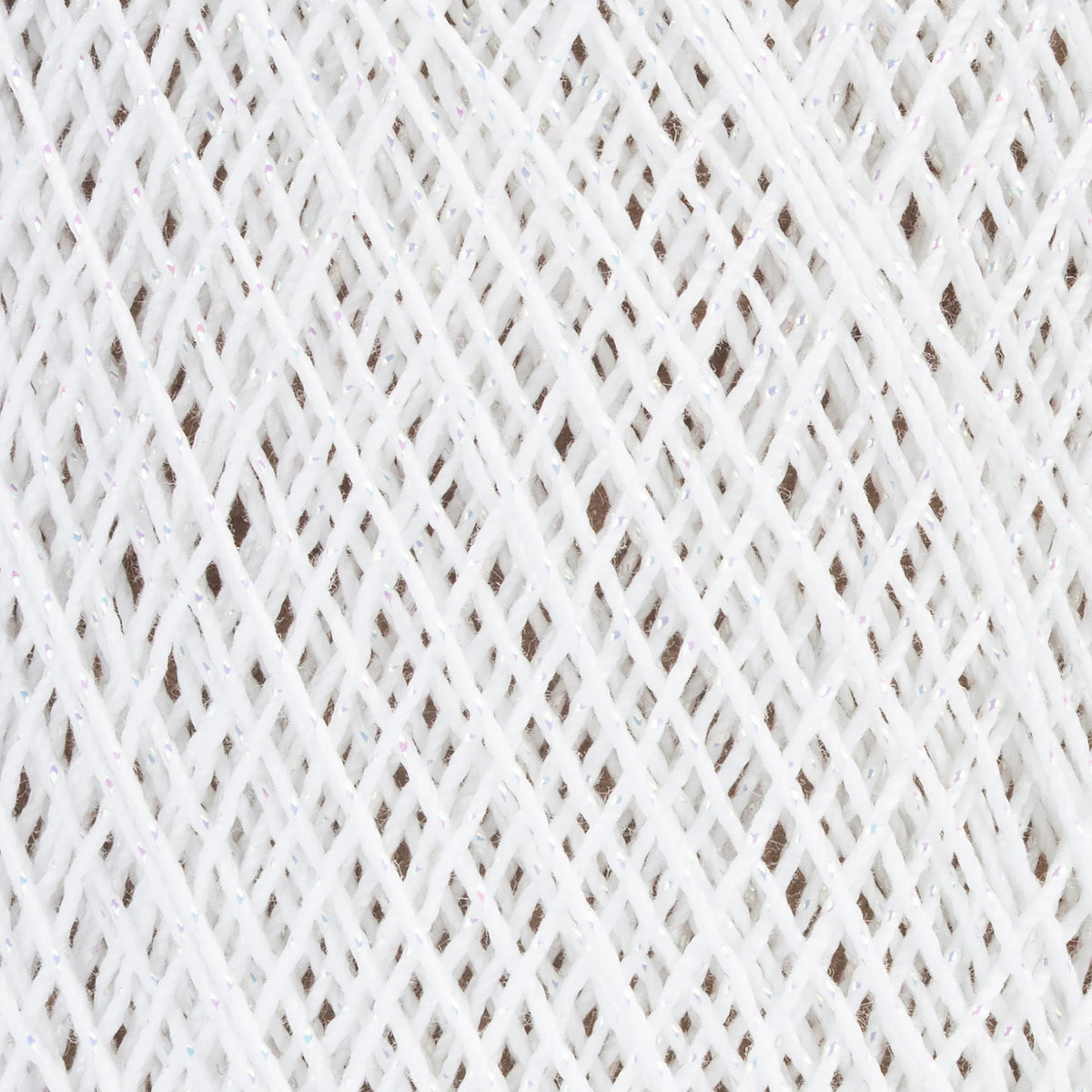 Aunt Lydia's Metallic Crochet Thread Size 10 - White Pearl