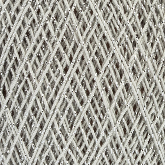 Aunt Lydia's Metallic Crochet Thread Size 10 - Silver