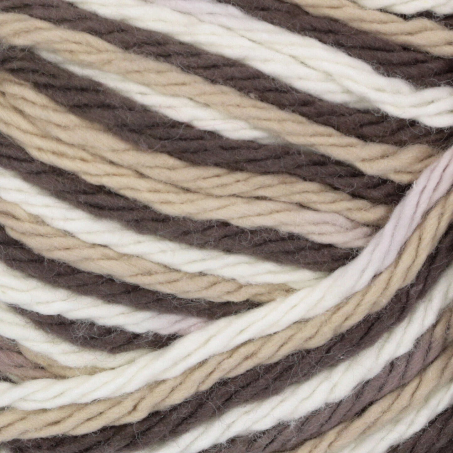 Bernat Handicrafter Cotton Yarn - Chocolate Ombré 1.5oz