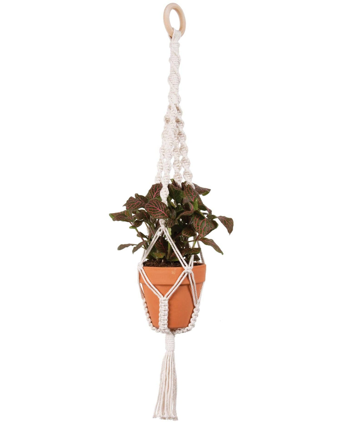 Make-ramé™ Macrame Plant Hanger Kit - Four Spiral Twists