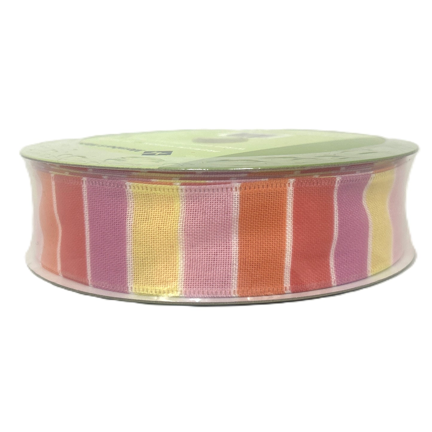Summer Stripes - 1.5” x 50 yds - Wire Edged Premium Ribbon