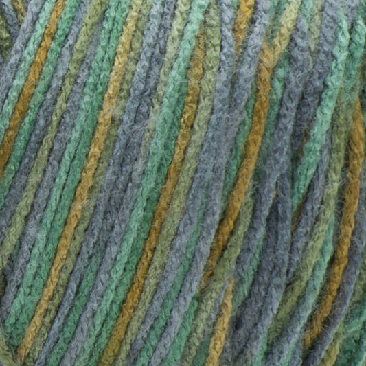 Caron Jumbo Print Bronze Forest Yarn Skein 12oz