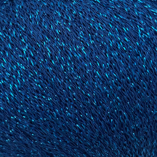 Close-up of blue fabric texture