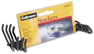 Fellowes Desk Tray Stacking Posts for 3" Capacity Trays Black
