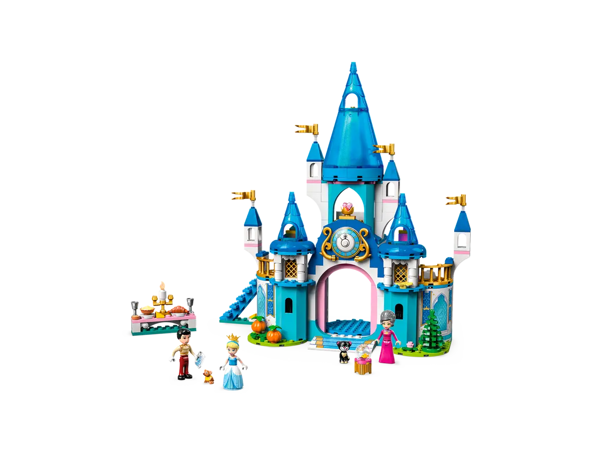 Lego Disney Cinderella and Prince Charming's Castle # 43206 Set - 365 pcs - NIB Retired