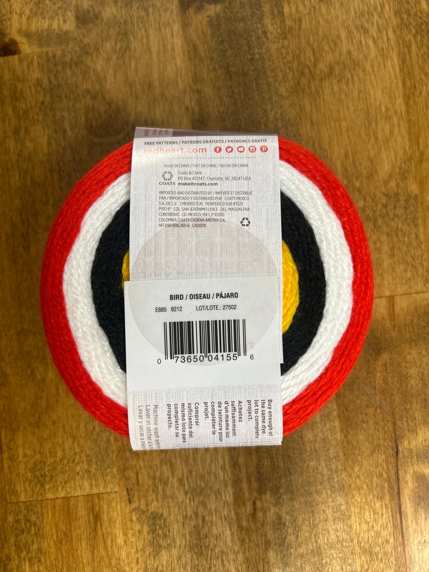 Angry Birds Amigurumi Yarn & Pattern - Red Heart