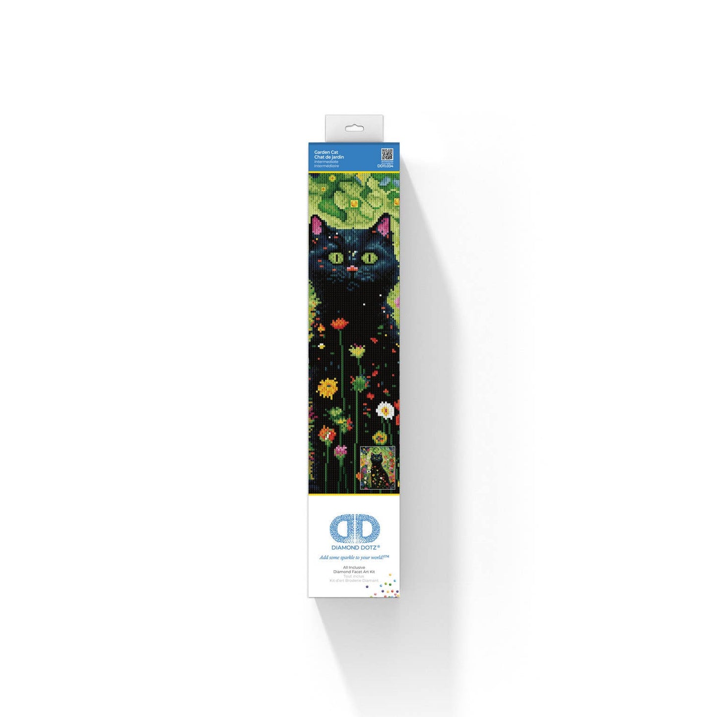 Garden Cat - Diamond Dotz Art Kit - 15.9” x 19.9”