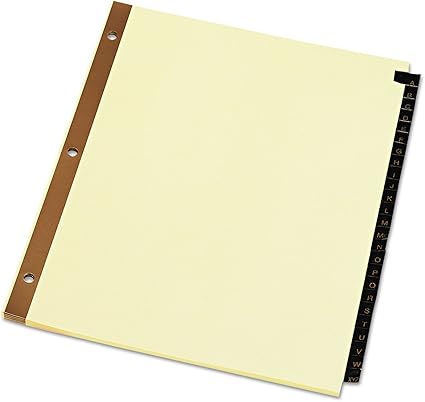 Yellow paper with a brown border and black side ruler on a white background