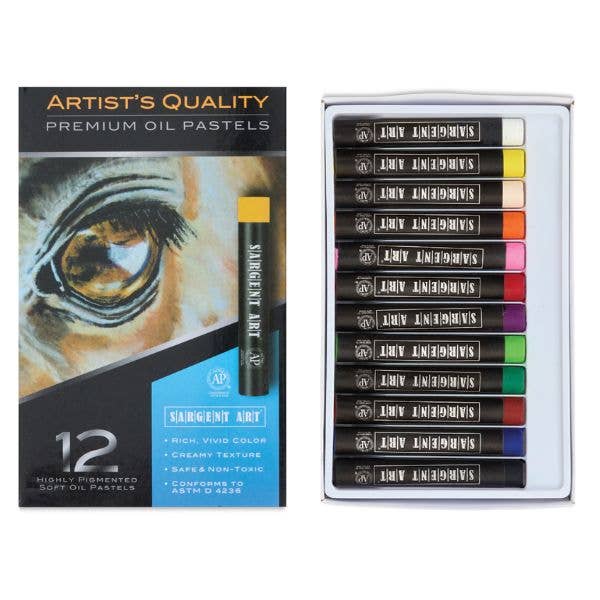 Oil Pastels 12pc Sargent Art Premium