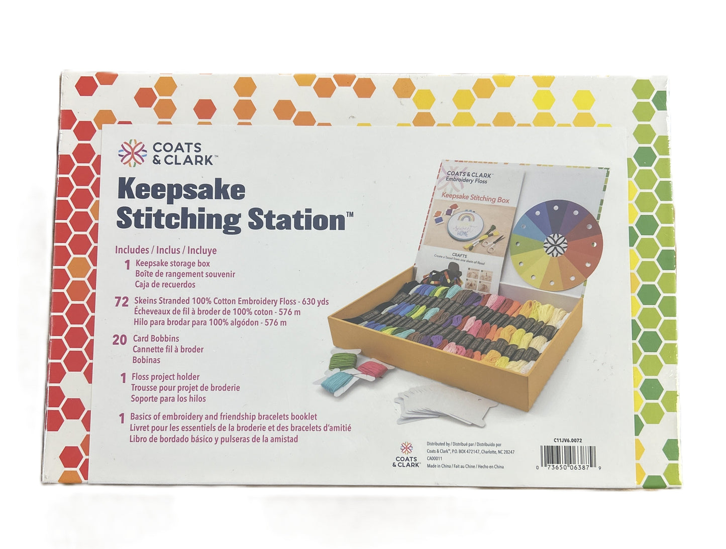 Keepsake Stitching Station - 72 Embroidery Floss Kit