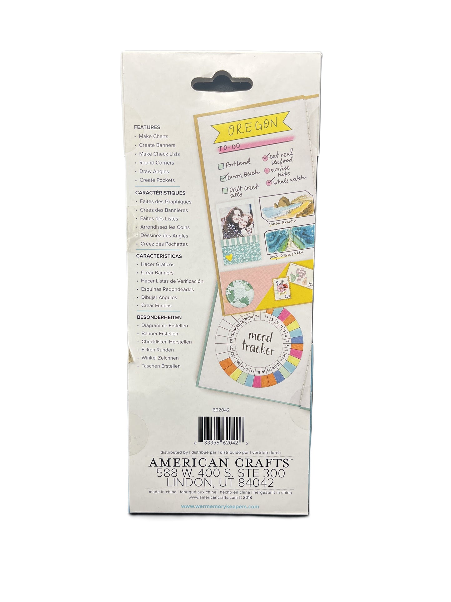 American Crafts product packaging with text and branding on a white background
