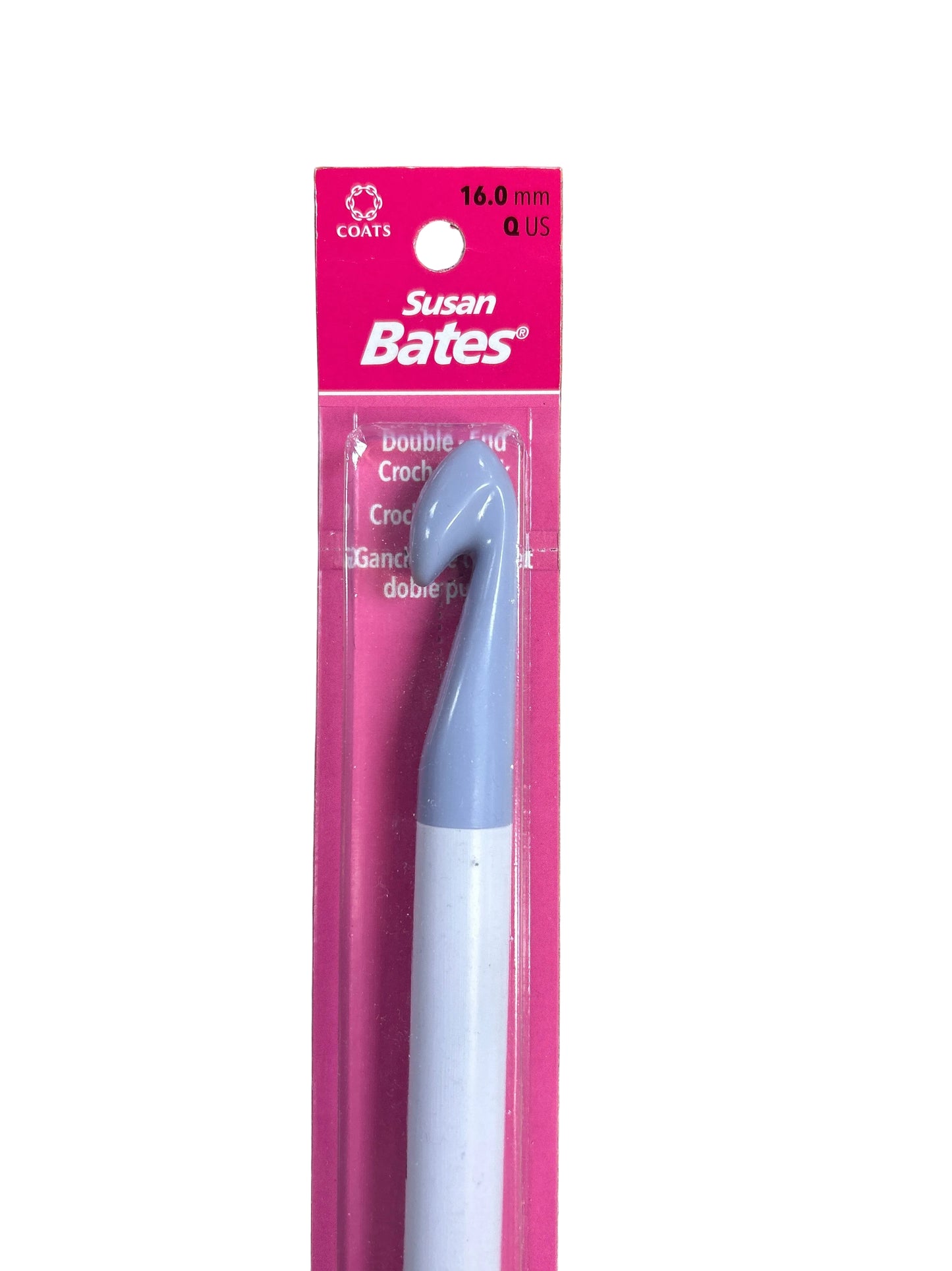 Double End Luxite 10" Crochet Hook - Q (16 mm)