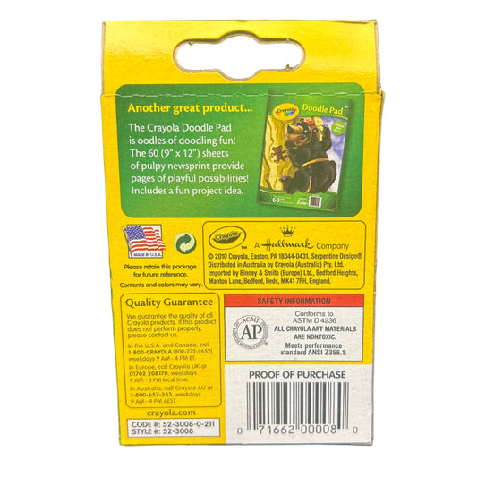 Yellow and green product packaging on a dark surface