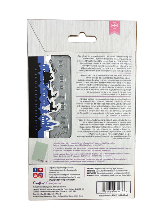 Back view of a multi-tool with branding and product details on a white background