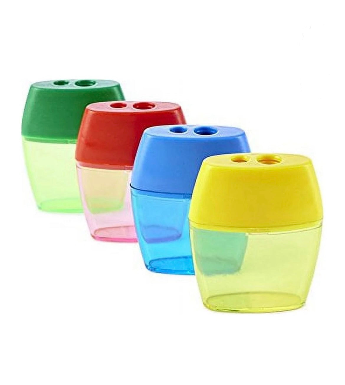 Dual Hole Pencil Sharpener - Asst Colors
