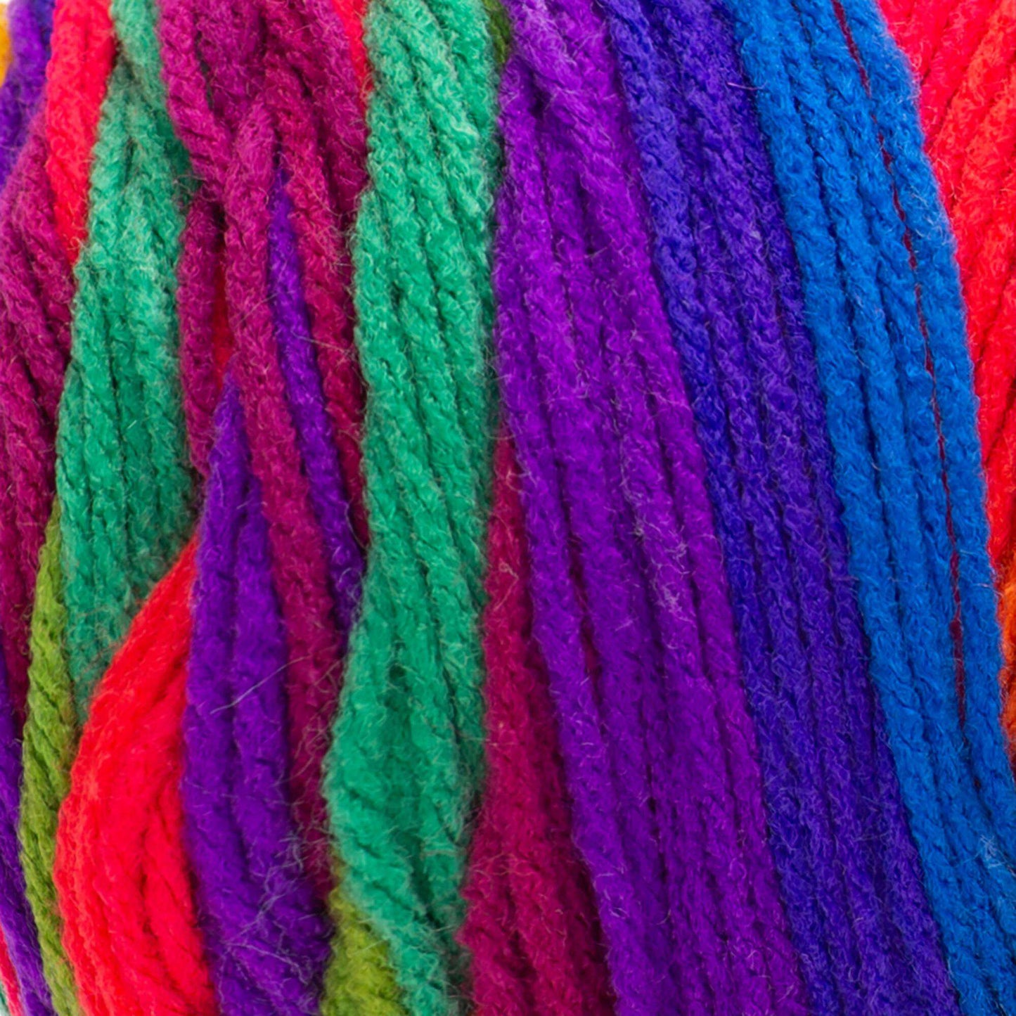 Red Heart Super Saver Jumbo Stripes Yarn Skein - Favorite Stripe 10 oz