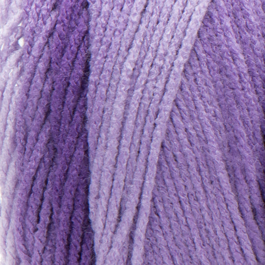 Red Heart Super Saver Ombre Yarn Skein - Violet Purple 10 oz