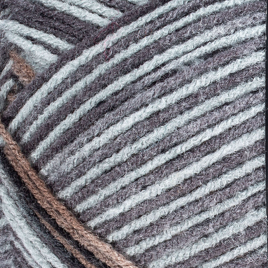 Red Heart Comfort Yarn - Gravel Print