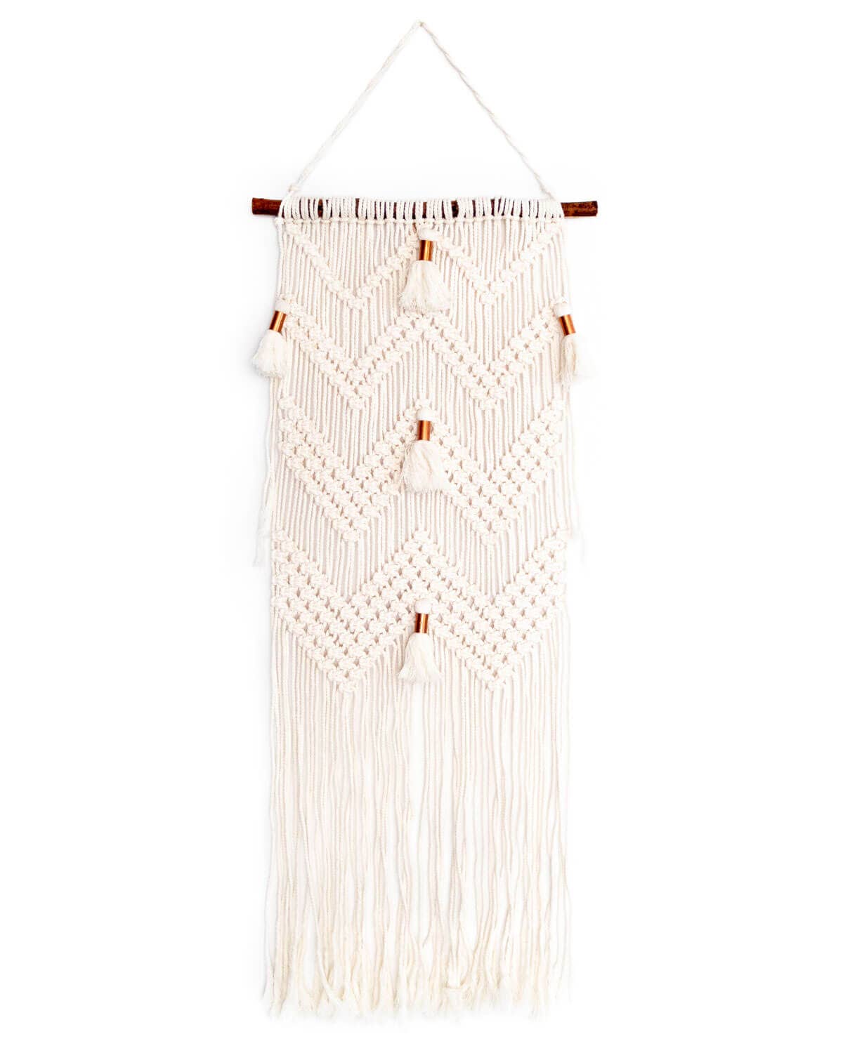 Make-ramé™ Macrame Wall Hanging Kit - Tassels & Chevrons