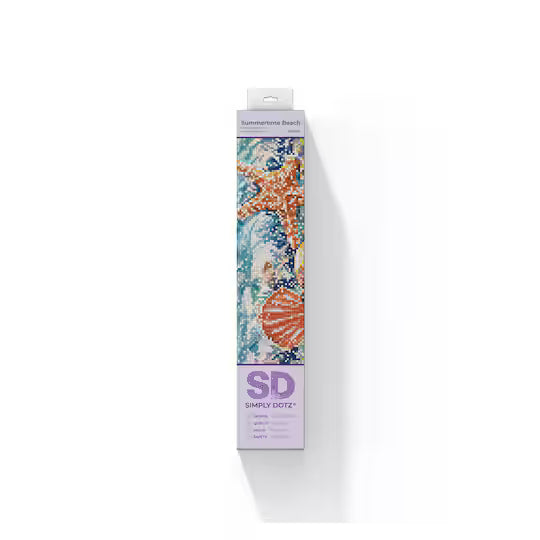Summertime Beach - Diamond Painting Art Kit - 13.8” x 10.6”
