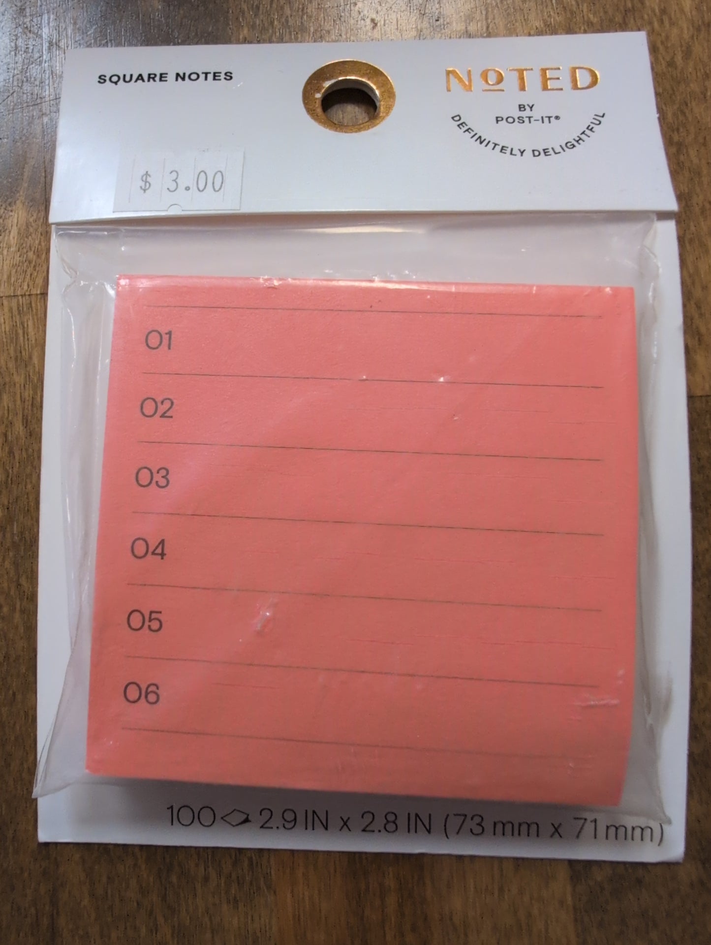 Noted by Post-It Square Notes