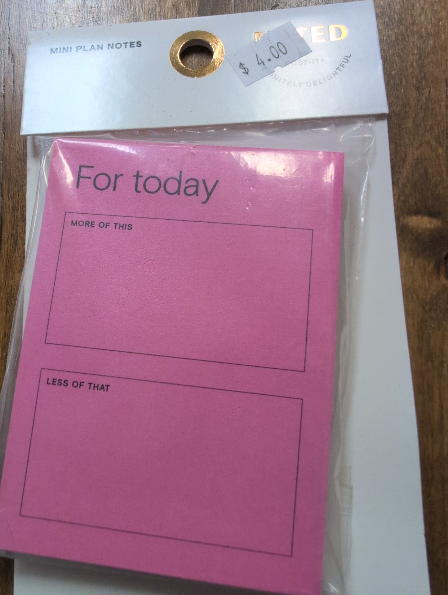Noted by Post-it mini plan notes