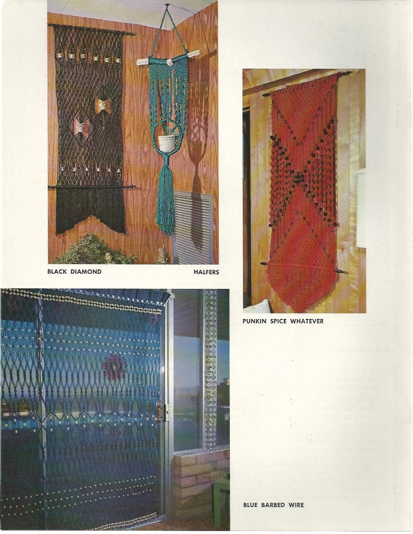 Knotting Matters Macrame Vintage Pattern Booklet