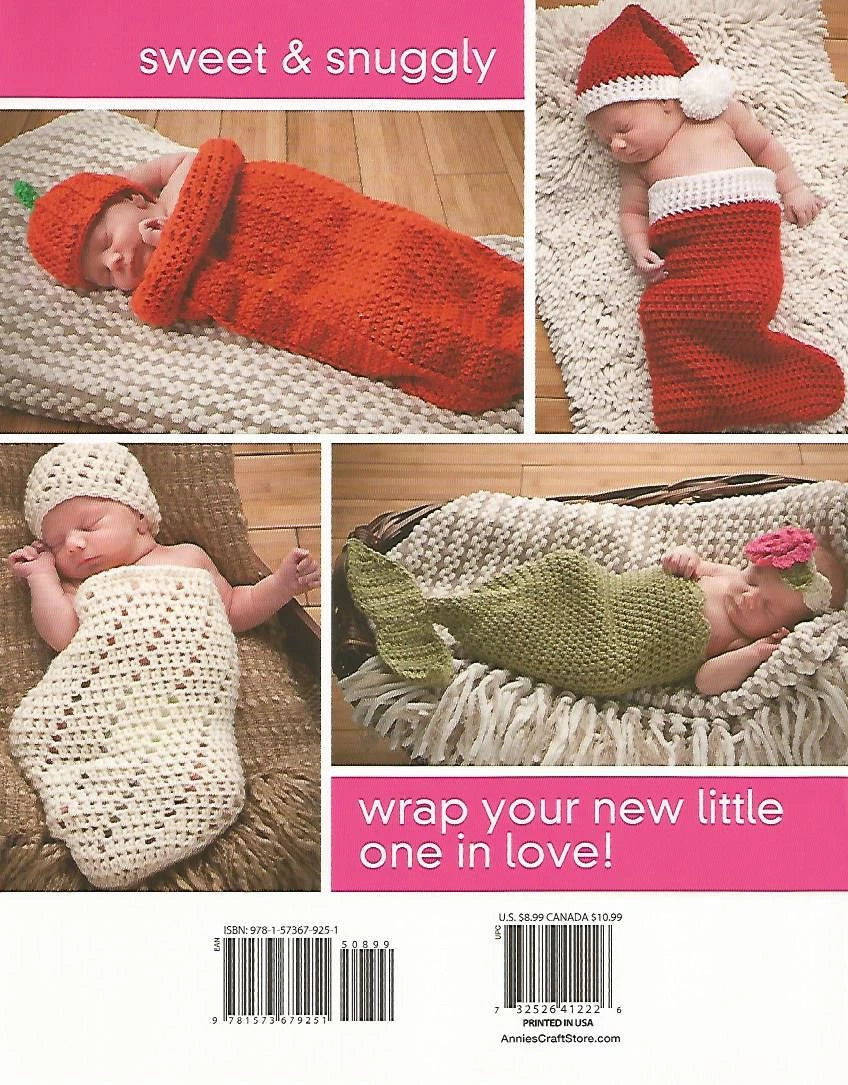 Precious Cocoons Hat Sets - Annie's Crochet Pattern Booket #871523
