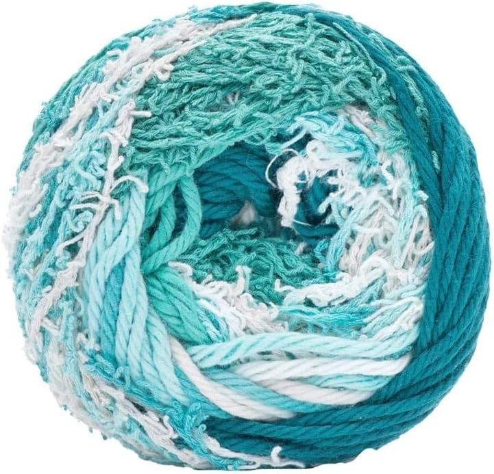 Lily Sugar ‘n Cream Yarn Scrub Off - Deep Turquoise 2.6 oz