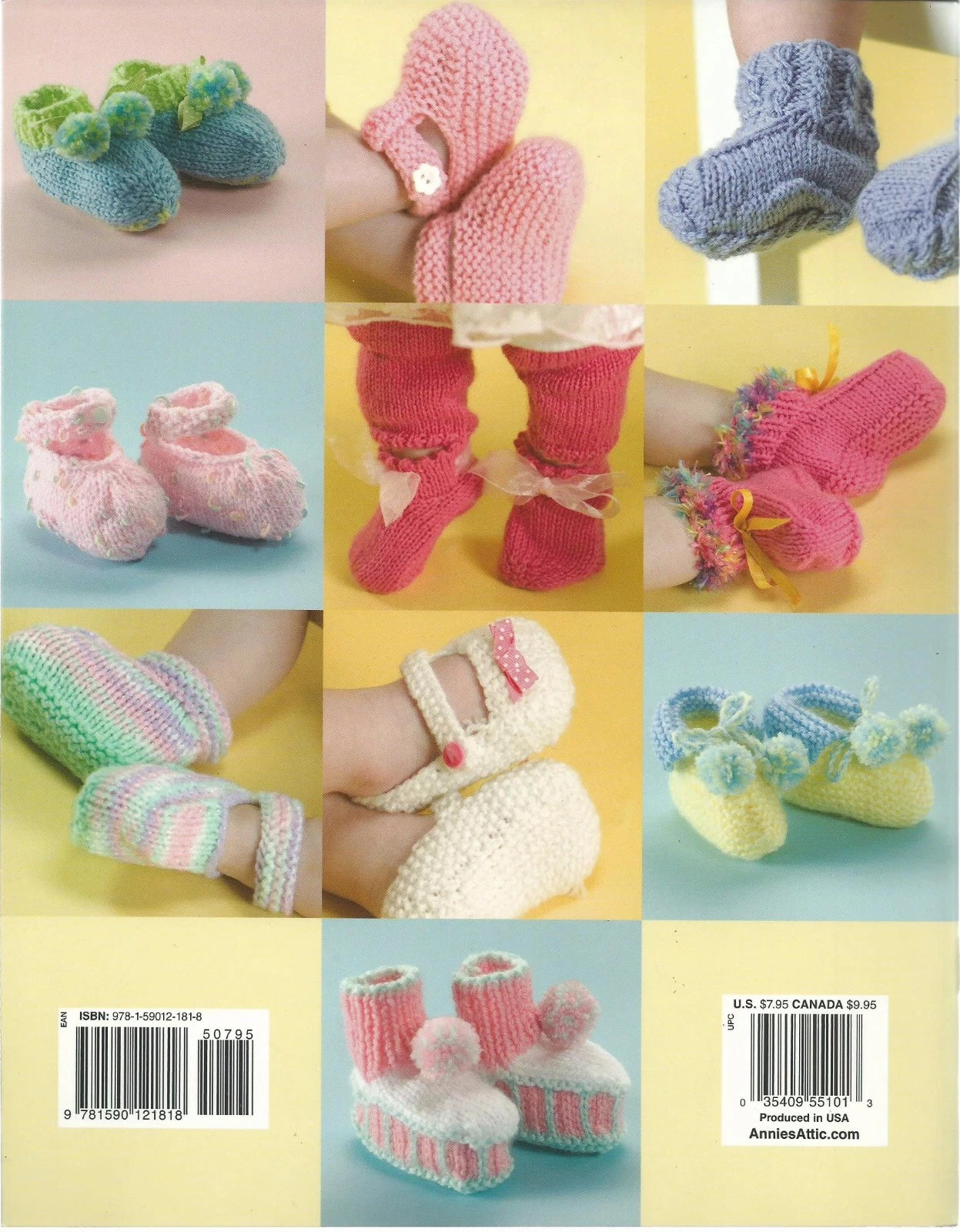 A Dozen Darling Baby Booties - Knitting Instruction Pattern Book