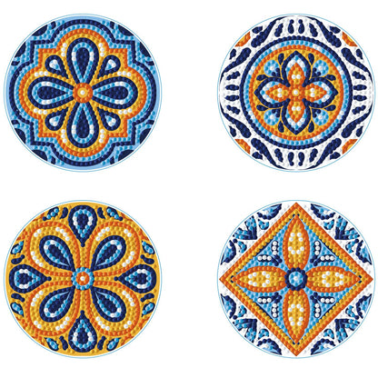 Portuguese Tiles Coasters - Diamond Dotz Art Kit - Makes 4