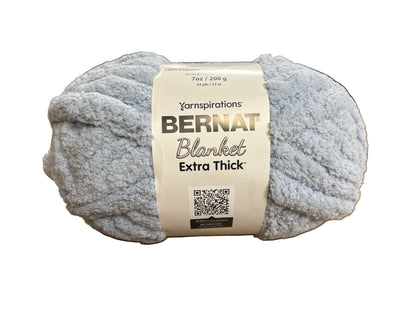 Bernat Blanket Extra Thick Yarn  - Fog Blue 200g