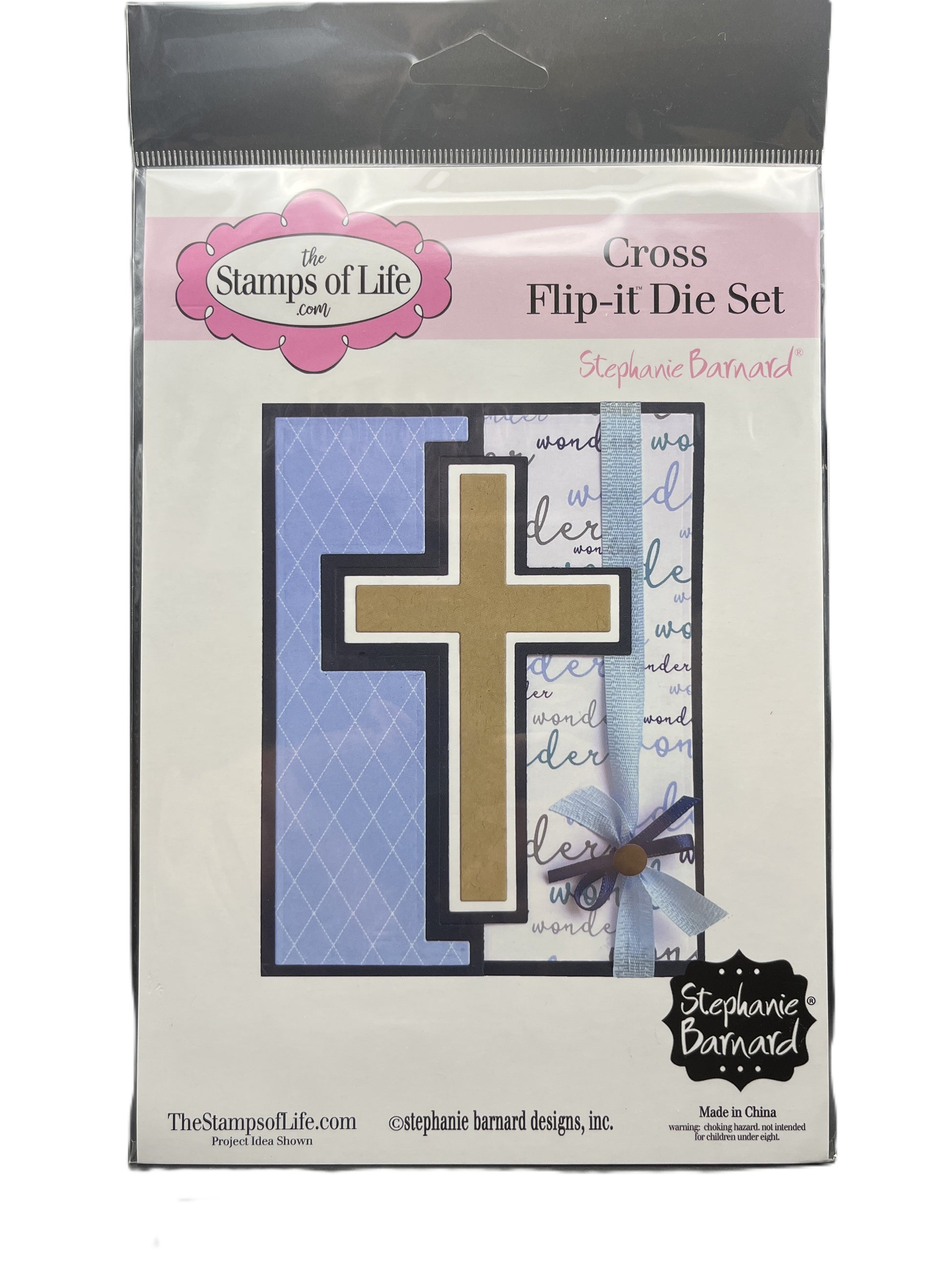 Package of 'Cross Flip-it Die Set' by Stamps of Life on a white background