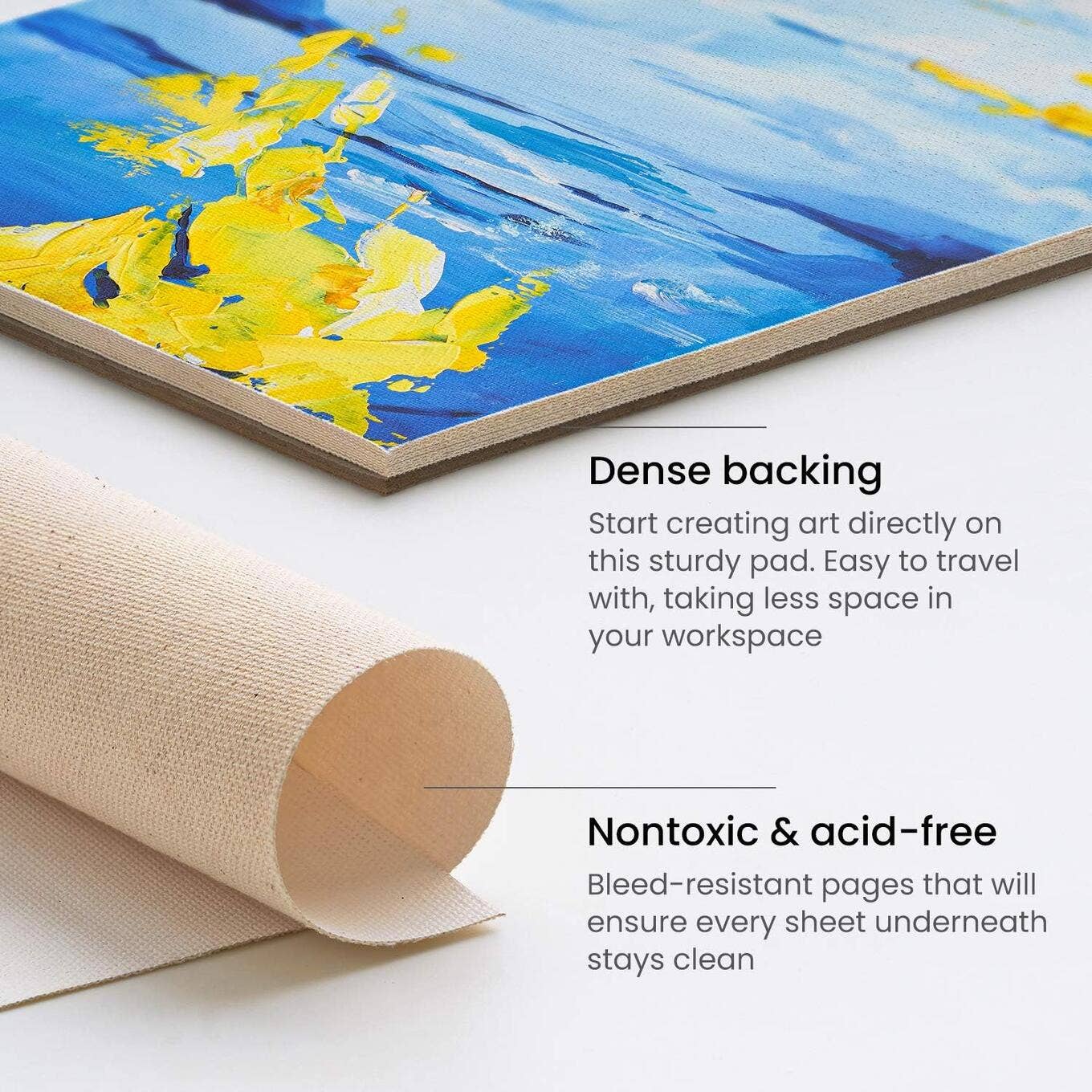 Arteza® Canvas Pad - 9" x 12", 10 Sheets