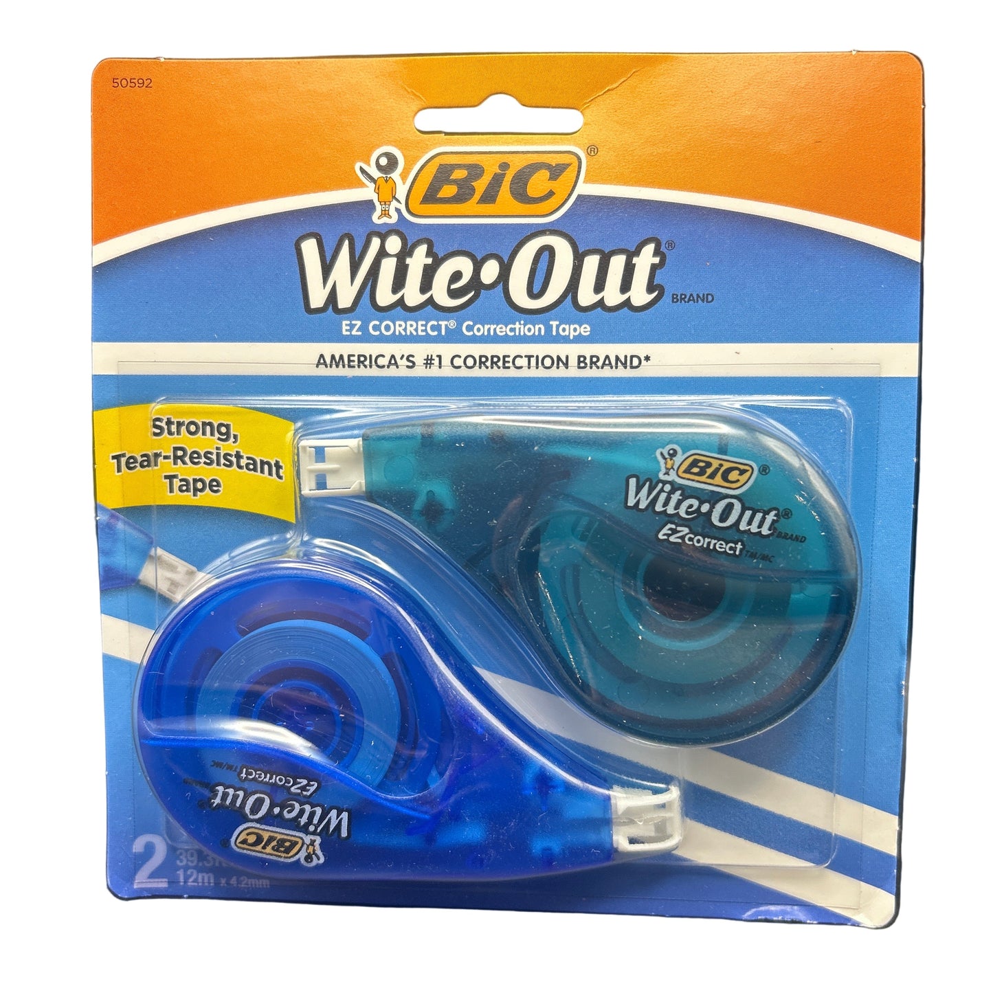 BIC Wite-Out correction tape packaging on a white background