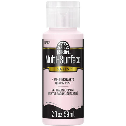 FolkArt Multi-Surface Satin Acrylic Paint 2 oz -49734 Pink Quartz