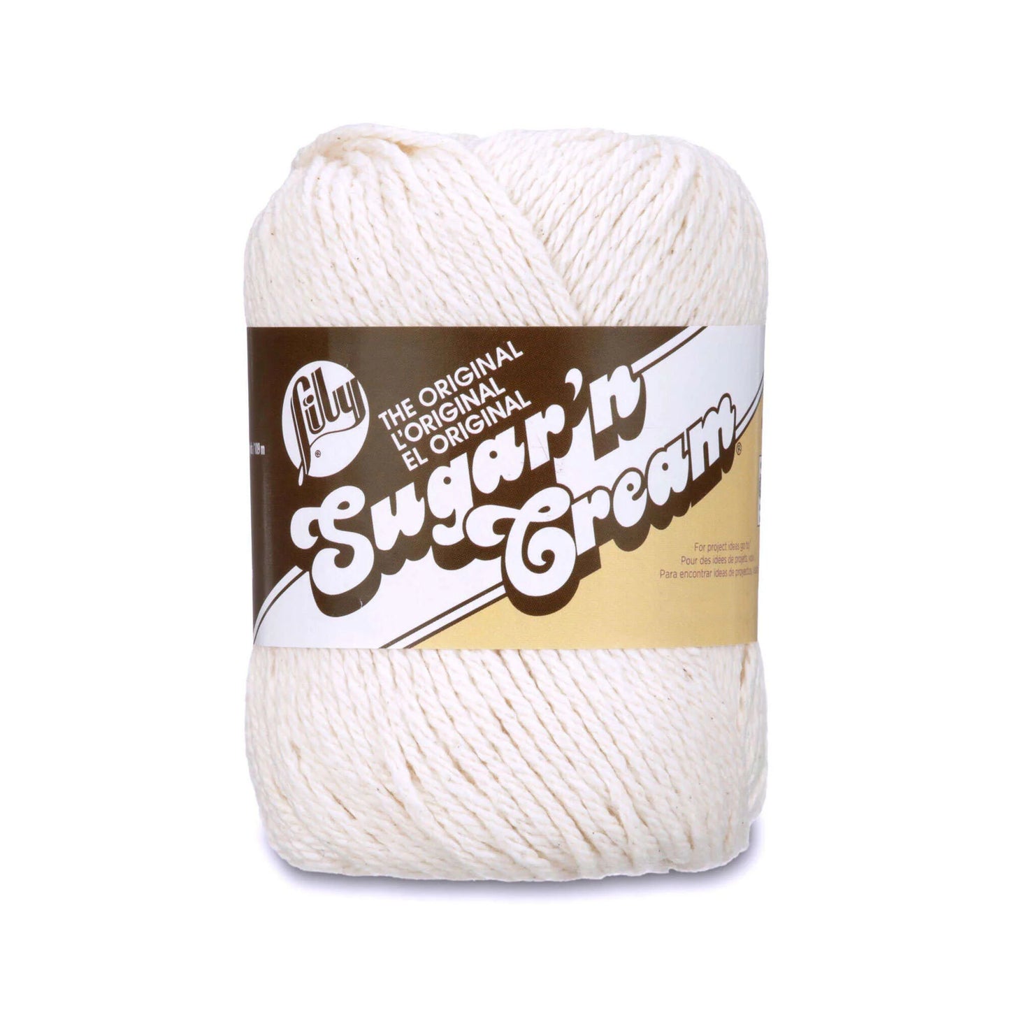 Lily Sugar n’ Creme - Soft Ecru 2.5 oz Yarn Skein