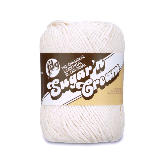 Lily Sugar n’ Creme - Soft Ecru 2.5 oz Yarn Skein
