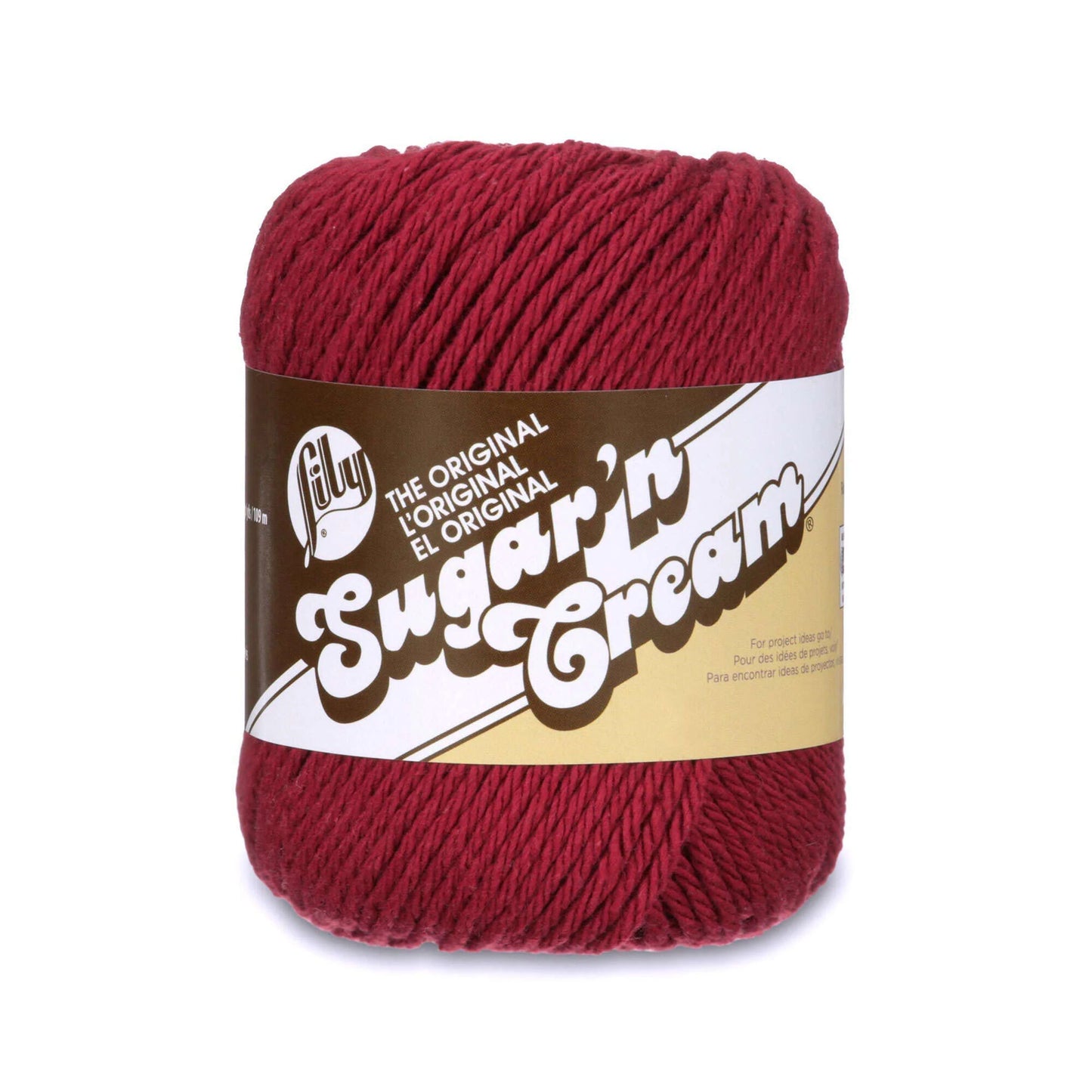 Lily Sugar n’ Creme - Wine 2.5 oz Yarn Skein