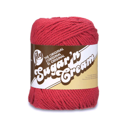 Lily Sugar n’ Creme - Country Red  2.5 oz Yarn Skein