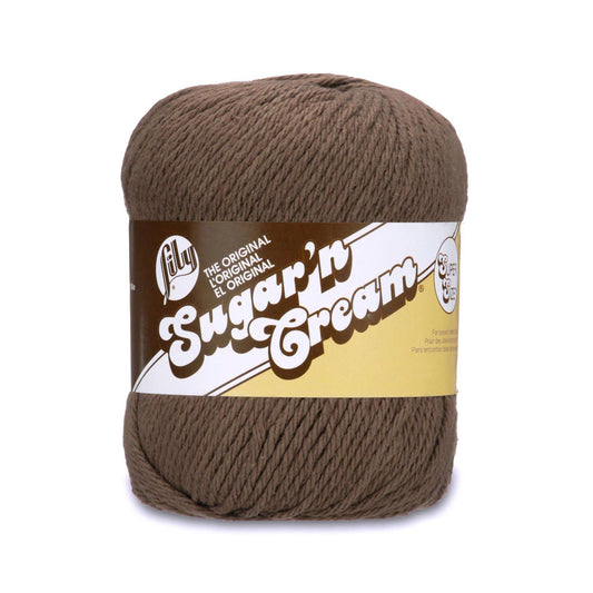 Lily Sugar n’ Creme - Warm Brown 4oz Yarn Skein