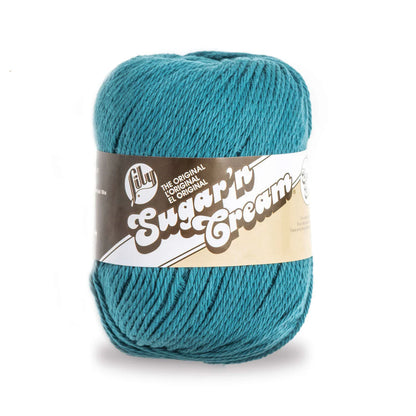 Lily Sugar n’ Creme - Teal 4oz Yarn Skein