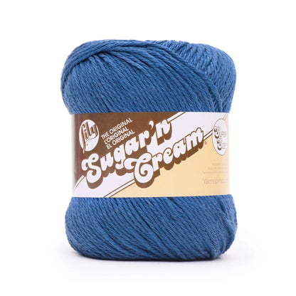 Lily Sugar n’ Creme - Marine Blue 4oz Yarn Skein