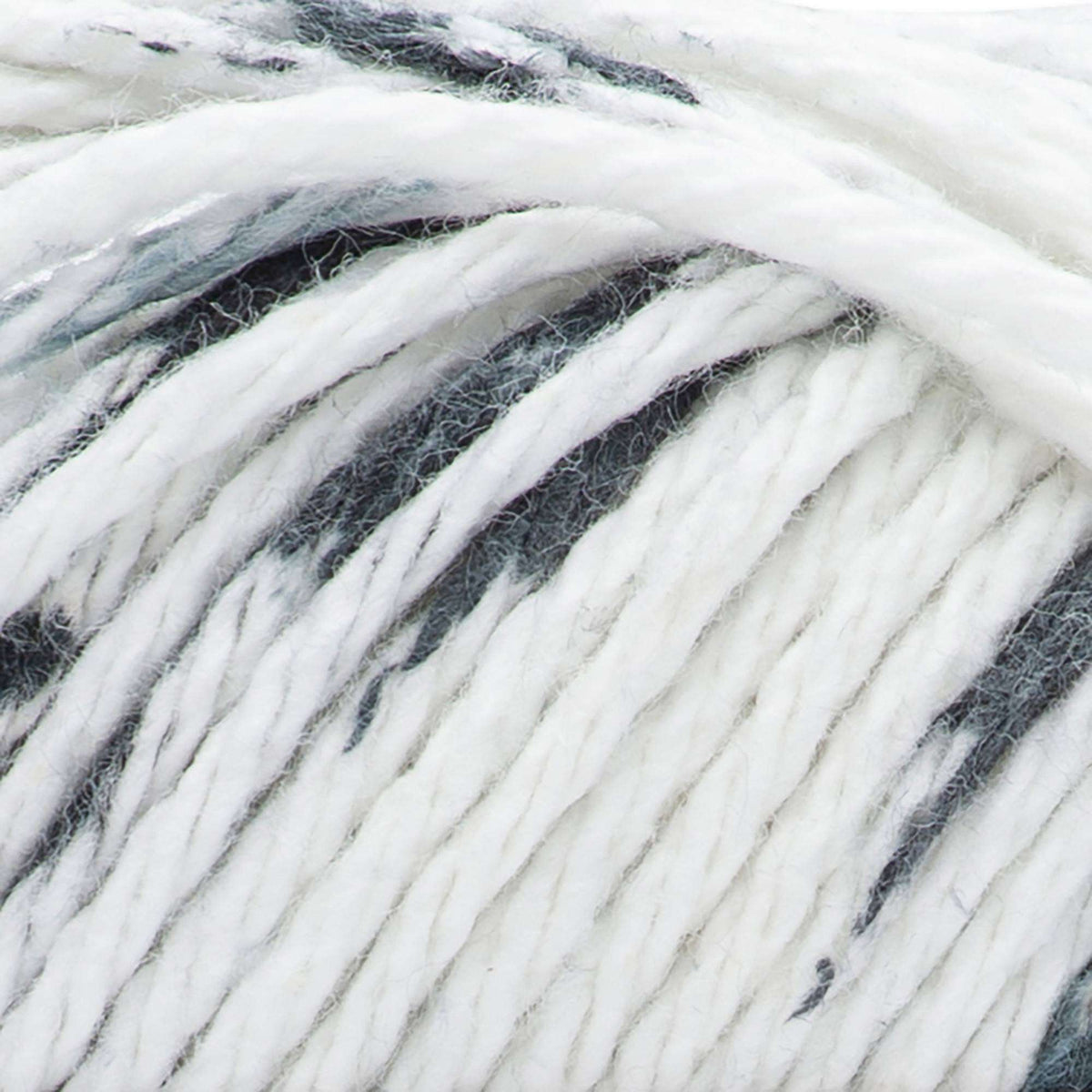 Lily Sugar ‘n Creme - Salt N Pepper Ombre 3oz Super Size Yarn Skein