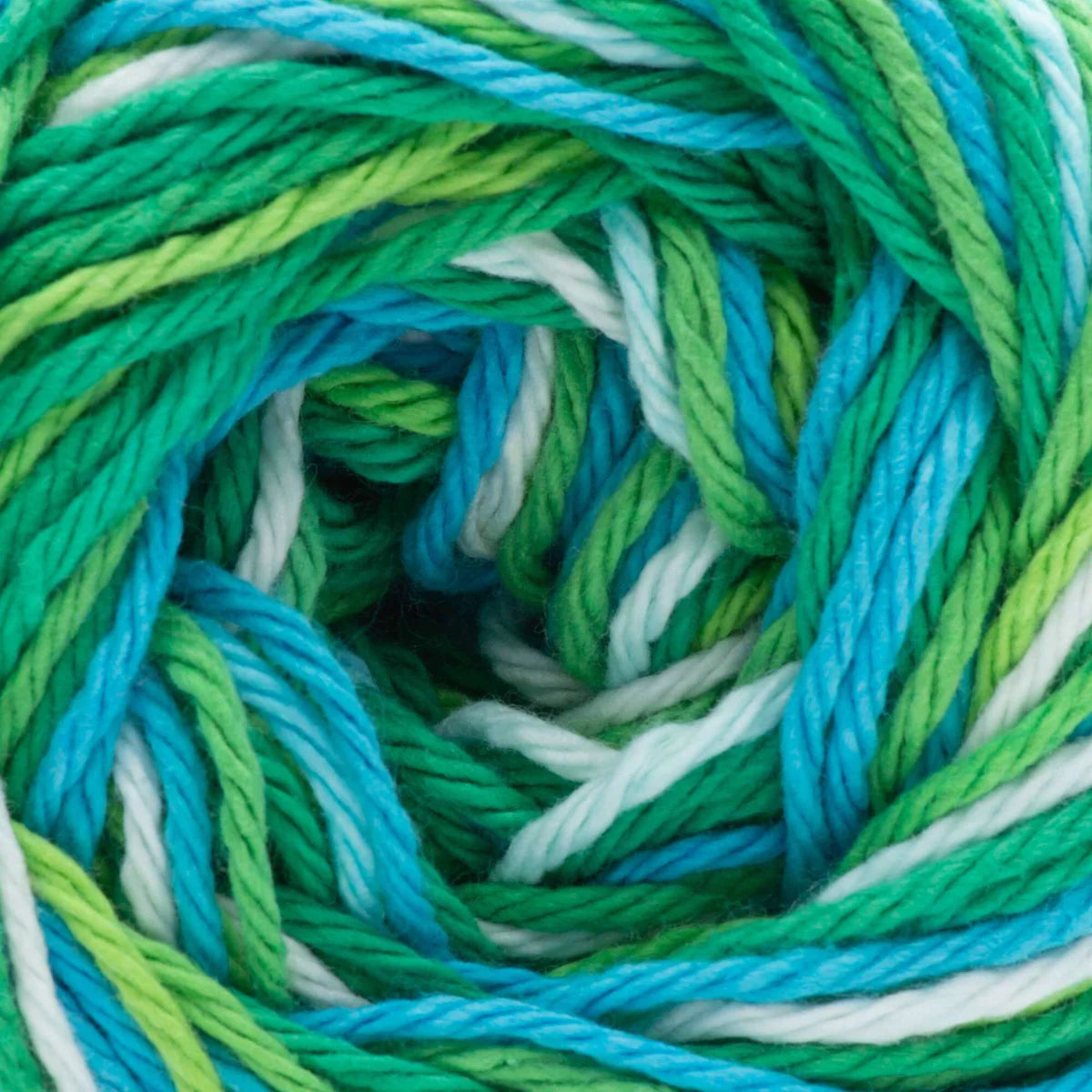 Lily Sugar ‘n Creme - Emerald Energy Ombre 3oz Yarn Skein